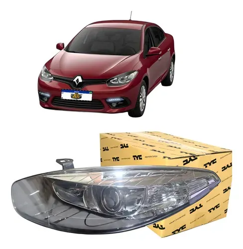 Farol Fluence 2011 2012 2013 2014 Máscara Negra Esquerdo Esquerdo/motorista