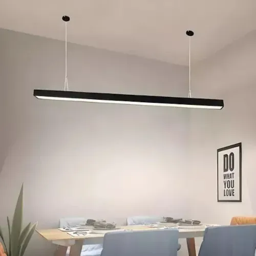 Luminária pendente LED linear 24w 4000k 1,20 metros