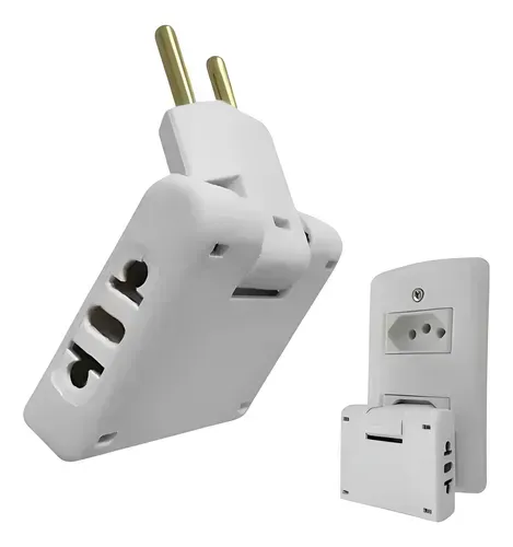 Adaptador de Tomada Dobrável TOM-5268