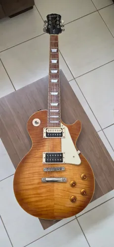 Guitarra Epiphone Les Paul Standard Plustop Pro Mojave Fade