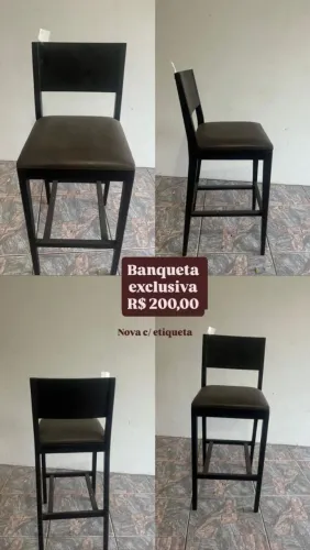 Banqueta peça única - leia o anúncio