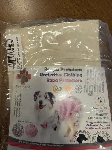 Roupa protetora/cirurgica pet