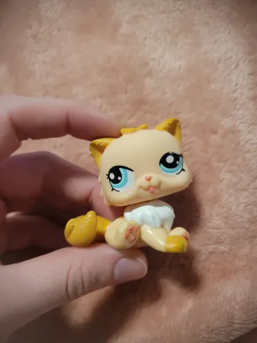 Littlest Pet Shop Gato Persa #935 Olhos Azuis Sticker Eyes Original Hasbro