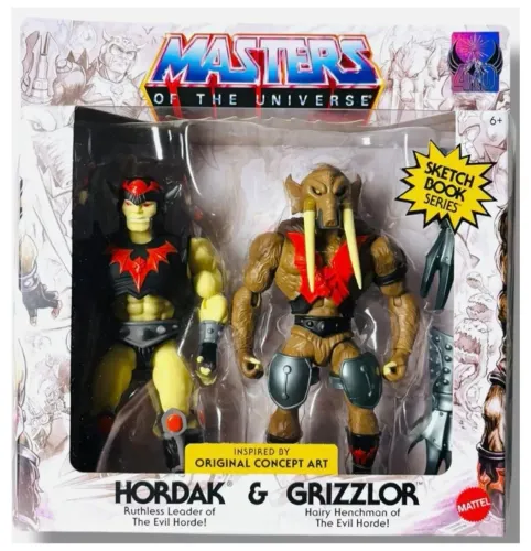 Masters of The Universe Sketch Book Series Hordak & Grizzlor