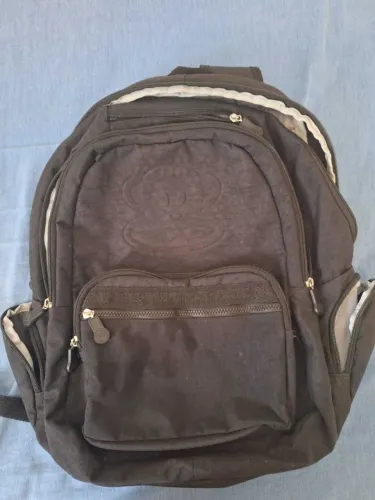 Mochila Escolar e Universitária Reforçada - Preta