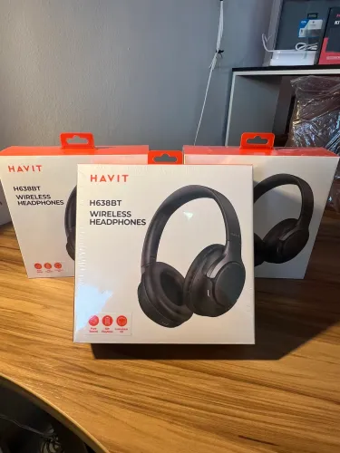 Fone de Ouvido Headphone Bluetooth Havit H638BT 50h Bateria - Preto