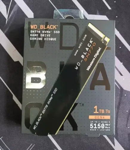 SSD Western Digital preto de 1TB