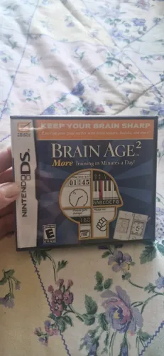 Jogo Game Nintendo DS Brain Age novo