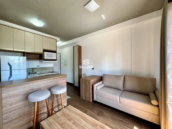 Studio com 1 quarto para alugar no Bigorrilho em Curitiba.