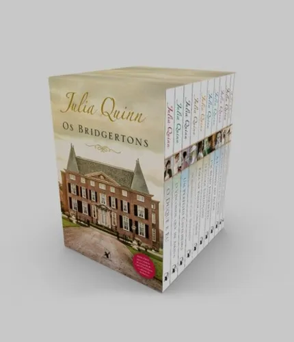 Box Os Bridgertons: 9 títulos da série + livro extra de crônicas + caderno de anotações