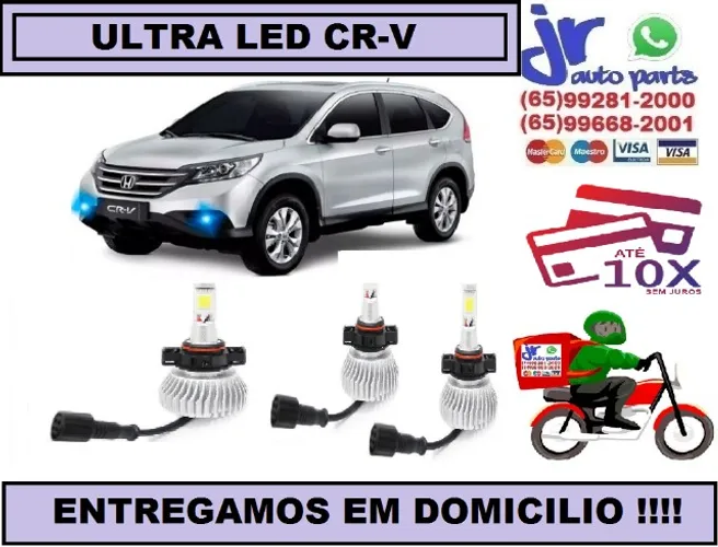 Lampada Ultra LED (Milha)CR-V 6000K 12V 24V