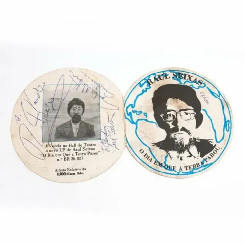 Raul Seixas,  flyer autografado item unico