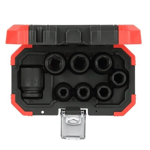 Jogo de Soquete Gedore Sextavado de Impacto 1/2 10-24mm 8Pcs R63003008