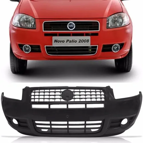 Parachoque Dianteiro Fiat Palio 2008/2009 - Preto - R2A