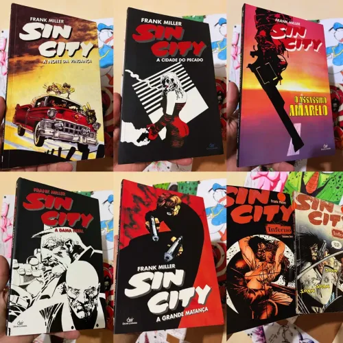 Sin City lote de 7 HQs em português 