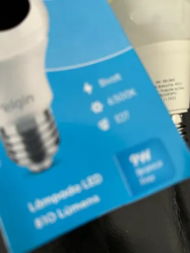 Lâmpada LED Elgin 9W Bivolt Branca Fria 6500K E27 de 12 reais POR APENAS 5 REAIS cada 