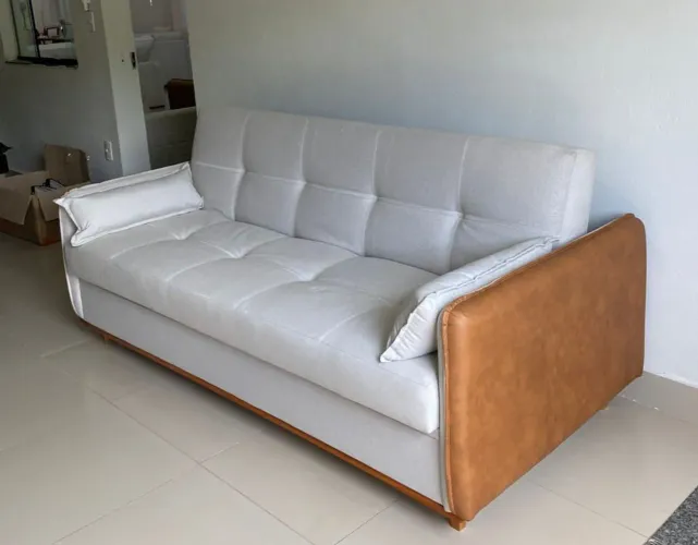 Sofá cama com Baú