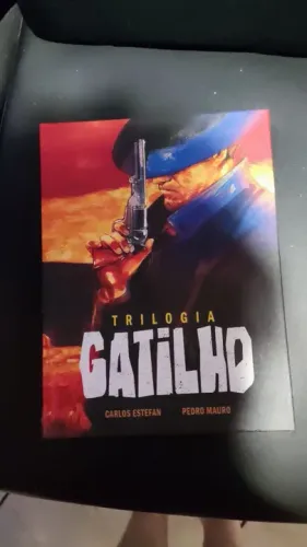 Trilogia Gatilho e Bookplate AUTOGRAFADO