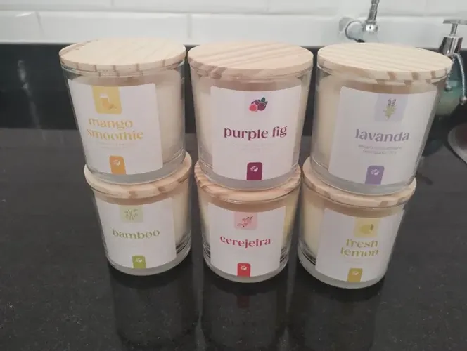 Vela aromática Fresh Essence 170g | Ingredientes naturais