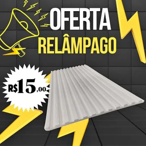 Promoção relâmpago-painel ripado isopor