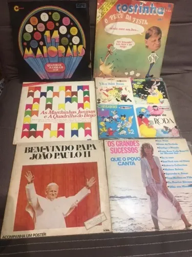 Lps Vinil Diversos: Marchinhas Juninas, Grandes Sucessos, Costinha, Quatorze Maiorais ...