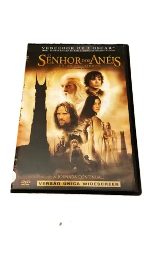 dvd duplo - senhor dos anéis - as duas torres - original