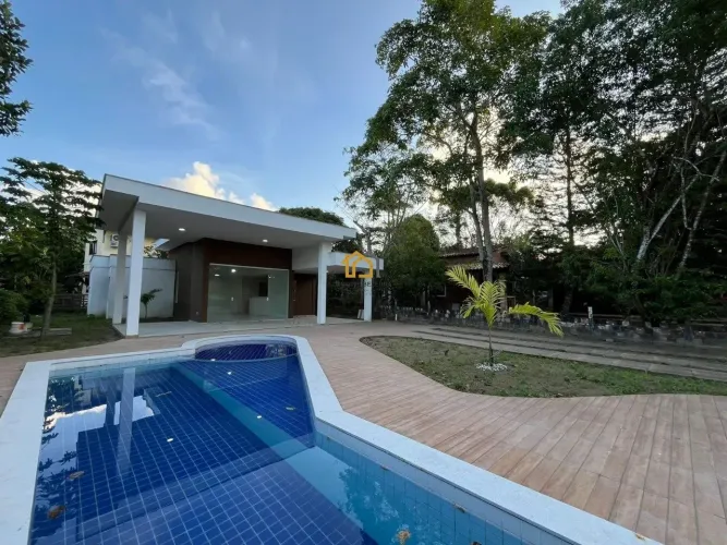Vendo em Aldeia casa Condomínio Santa Maria (km 18), com 3 quartos (2 suítes) piscina priv