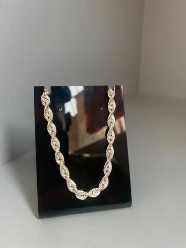 corrente em prata 925 italiana cordao baiano 