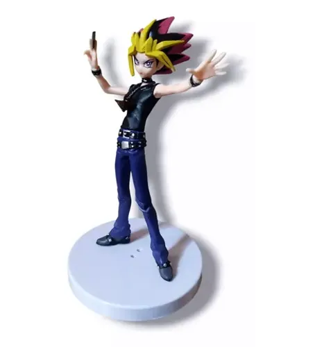 Action Figure Yami Yugi Hora do Duelo - Boneco Figura Ação Faraó Atem Muto Yu-gi-oh