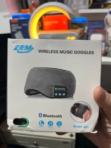 Máscara para dormir com som bluetooth compatível com iPhone e Android 