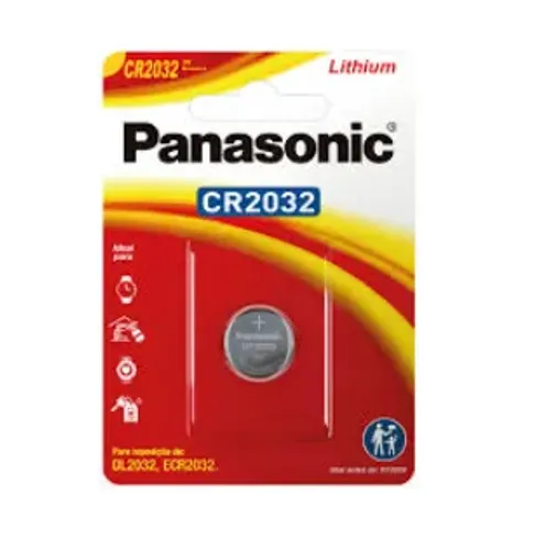 BATERIA PILHA BOTÃO CR2032 3V PANASONIC