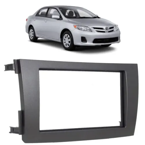 Moldura de Som Multimídia Mp5 2Din 7 Polegadas para Toyota Corolla 2009