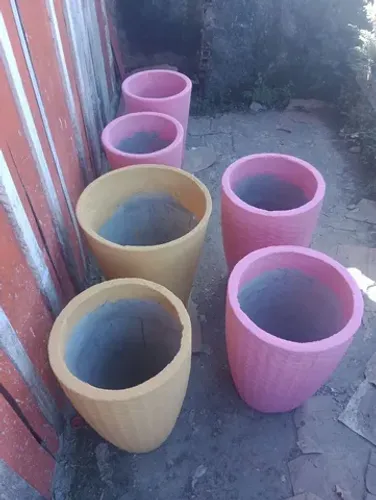 6 vasos de cimento por 200 reais 