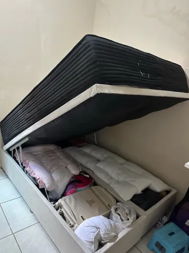 Cama box baú casal blindagem premium 