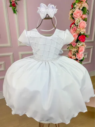 Vestidos Brancos Infantis - Ideais para Batizado e Ocasiões Especiais