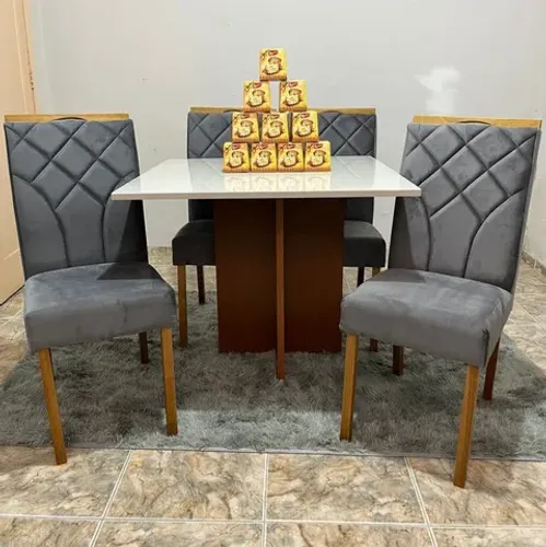 MESA TEX SUPER OFERTA ? QUATRO CADEIRAS!!! T2735T