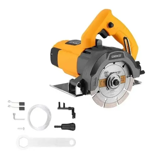 Serra Mármore Profissional da DEKO 4.3/8 Pol. 1200W 220v e Kit de Refrigeração