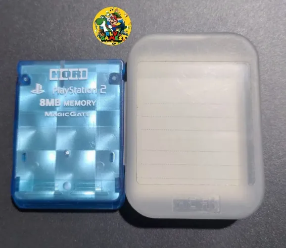 Memory card Hori Azul Transparente Playstation 2 (PS2)