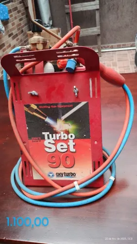 Maçarico de solda turbo set 90 oxy turbo 