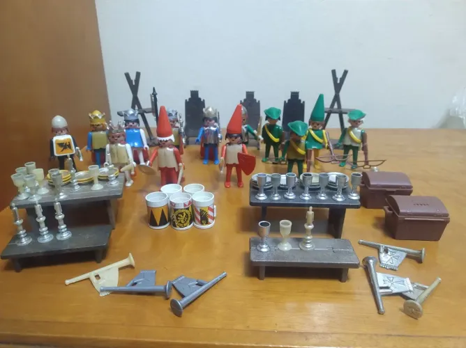 Playmobil - Cavaleiros e Arqueiros - Completo