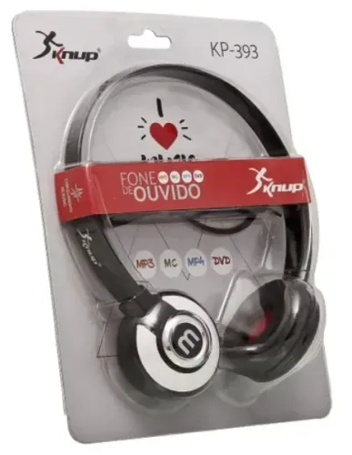 Fone De Ouvido Knup KP-393 Simples Sem Microfone