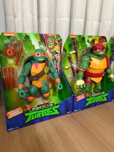 Bonecos Tartarugas Ninja - Rise of the Teenage Mutant Ninja Turtles