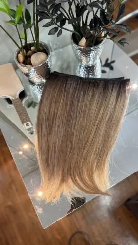 Mega Hair, Cabelo brasileiro do sul, duas telas, 39cm, 77gr