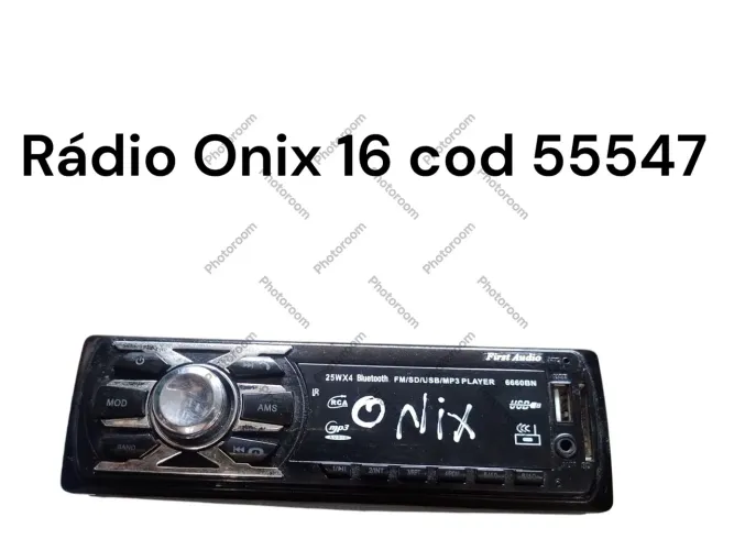 Rádio Automotivo Onix 16 - Bluetooth/USB/MP3