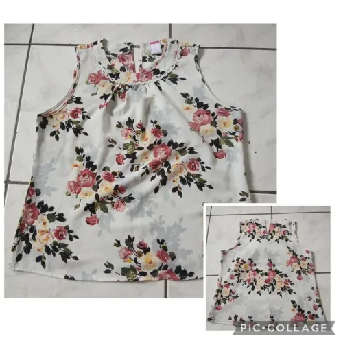 Blusa sem manga super leve e delicada por R$ 19,99