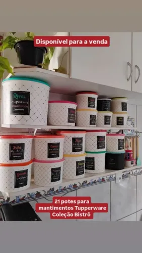 Porta Mantimentos Tupperware 