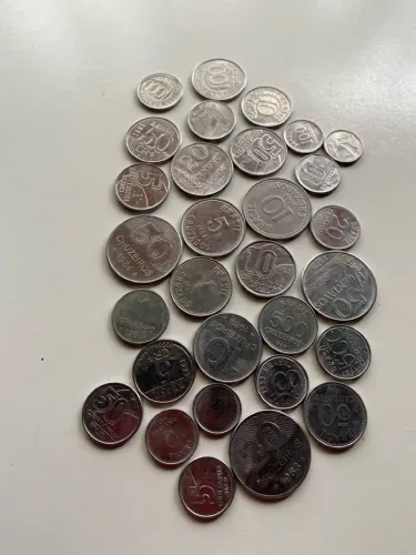 Moedas Antigas do Brasil - diversas