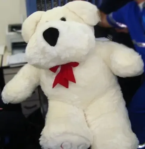 Urso de pelúcia gigante branco