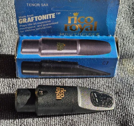 Boquilha para Sax Tenor Rico Royal Graftonite C7 Tenor Sax