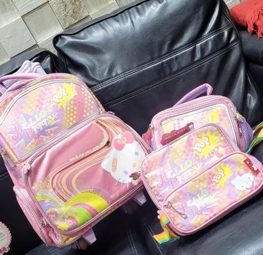 Kit Mochila Hello Kitty - Luxo Escolar